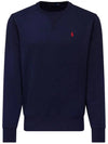 Embroidered Logo Pony Crew Neck Sweatshirt Navy - POLO RALPH LAUREN - BALAAN 3