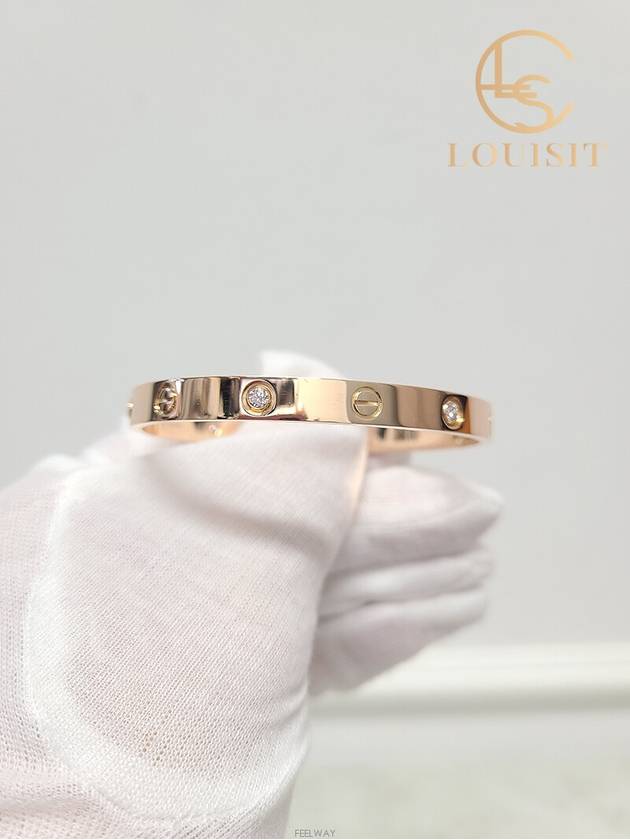 Used luxury goods Lewis It No 17 Rose gold 4P love bracelet - CARTIER - BALAAN 3