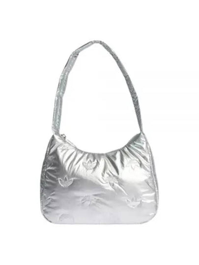 Women's Puppy Satin Mini Shoulder Bag Silver - ADIDAS - BALAAN 2