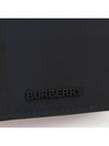 Coated Canvas Check Motif Long Wallet Navy - BURBERRY - BALAAN 3