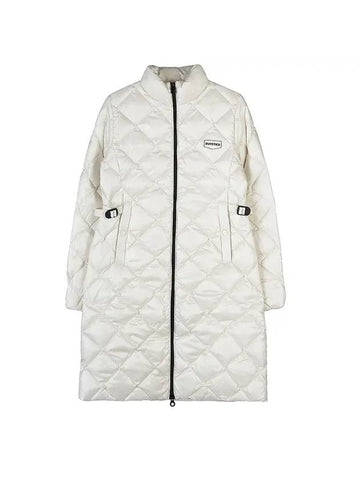 Women's Nosadella Quilted Long Padding Beige - DUVETICA - BALAAN 1