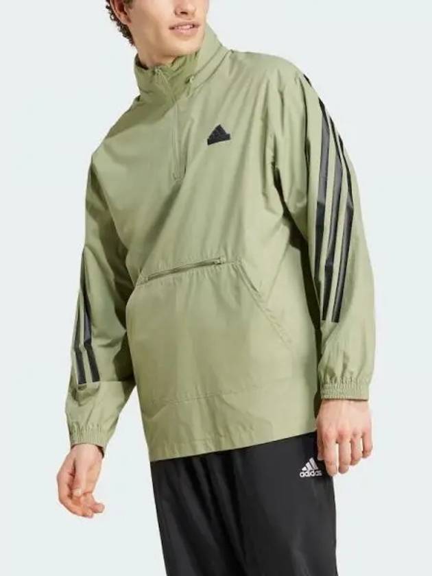 adidas Future Icon 3S Woven Windbreaker Olive IW8571 - ADIDAS - BALAAN 2