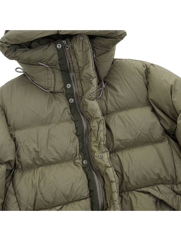 Alpine Down Jacket Khaki - TEN C - BALAAN 9