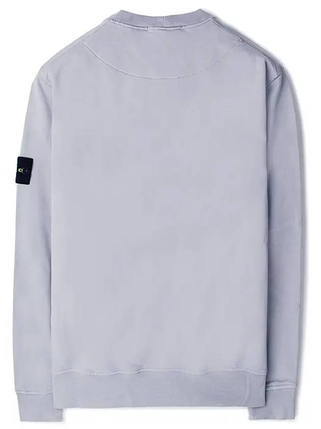 Wappen Patch Garment Dyed Sweatshirt Grey - STONE ISLAND - BALAAN 3