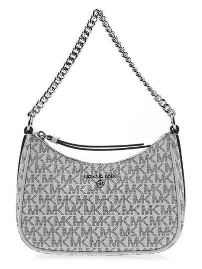 Small Logo Jetset Charm Shoulder Bag White - MICHAEL KORS - BALAAN 2