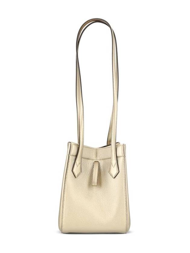 Origami Leather Mini Tote Bag Gold - FENDI - BALAAN 3