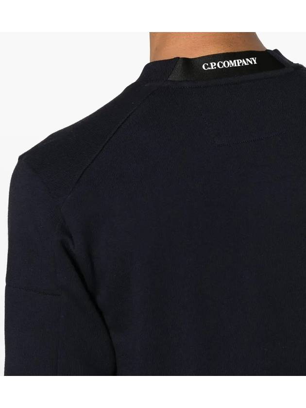 Diagonal Raised Fleece Sweatshirt Navy - CP COMPANY - BALAAN 6