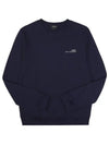 Men's Item Logo Sweatshirt Navy - A.P.C. - BALAAN 2