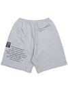 BBD Crushed Faith Sweatshorts Gray - BLACKBLOND - BALAAN 4