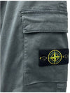 Wappen Patch Cargo Track Pants Grey - STONE ISLAND - BALAAN 4