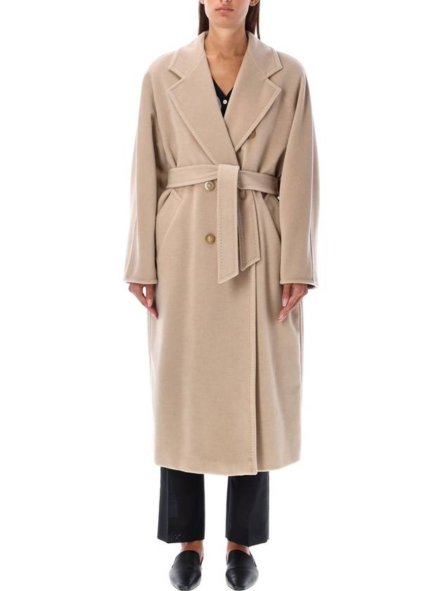 Madame Wool Cashmere Double Coat Beige - MAX MARA - BALAAN 2