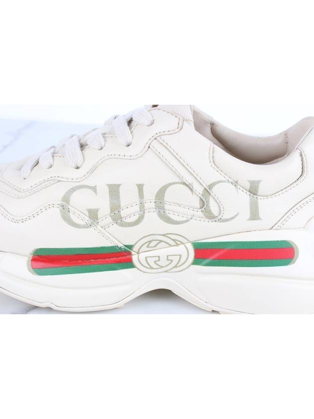 Band logo rhyton sneakers 35 220 - GUCCI - BALAAN 7