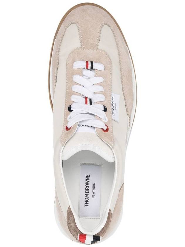 Tech Runner Low Top Sneakers Brown - THOM BROWNE - BALAAN 5