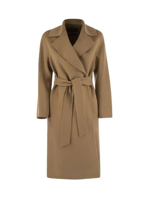 Cles Wool Cashmere Single Coat Camel - MAX MARA - BALAAN 3