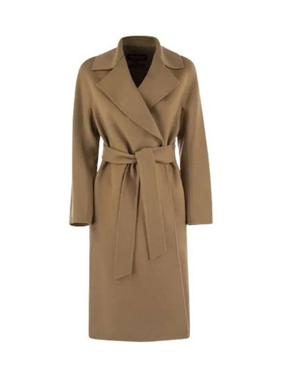 Cles Wool Cashmere Single Coat Camel - MAX MARA - BALAAN 2