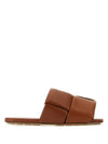 Men's Patch Mule Slippers Caramel - BOTTEGA VENETA - BALAAN 2