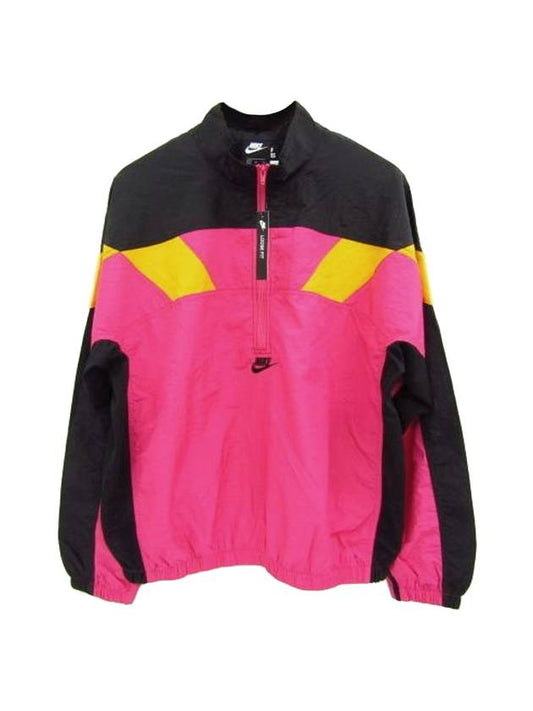 Retro Woven Jacket Pink - NIKE - BALAAN.