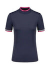 Women's Featherweight Mock Neck Golf Short Sleeve T-Shirt Twilight - G/FORE - BALAAN 2