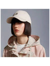 Logo Patch Ball Cap White - MONCLER - BALAAN 5