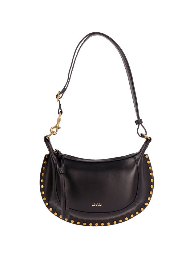 Oskan Moon Leather Shoulder Bag Black - ISABEL MARANT - BALAAN 2