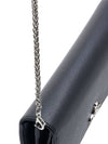 Grain Leather Chain Long Wallet Black - VIVIENNE WESTWOOD - BALAAN 9