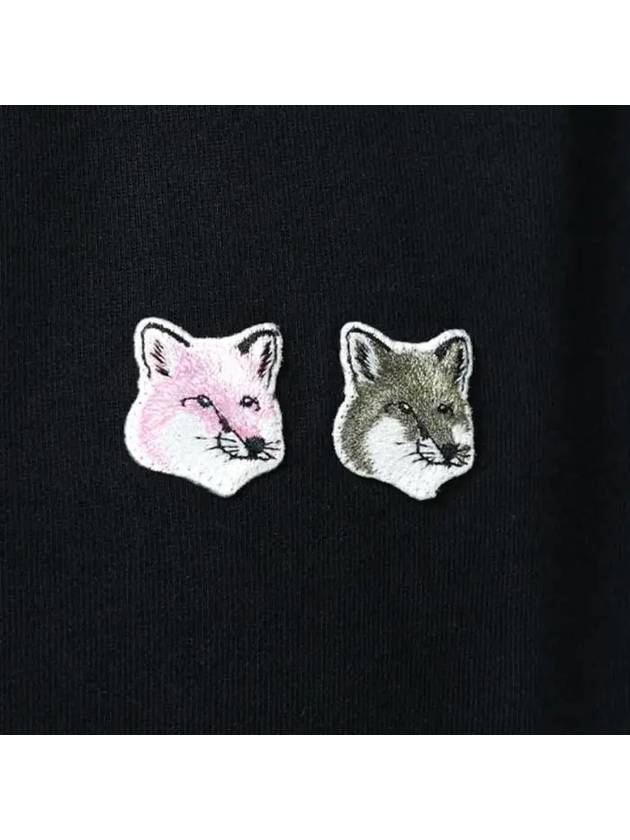 Monochrome Fox Head Patch Classic Sweatshirt Black - MAISON KITSUNE - BALAAN 8