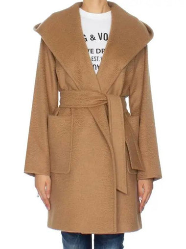 RIALTO hooded belted coat 21016022 000 001 - MAX MARA - BALAAN 1