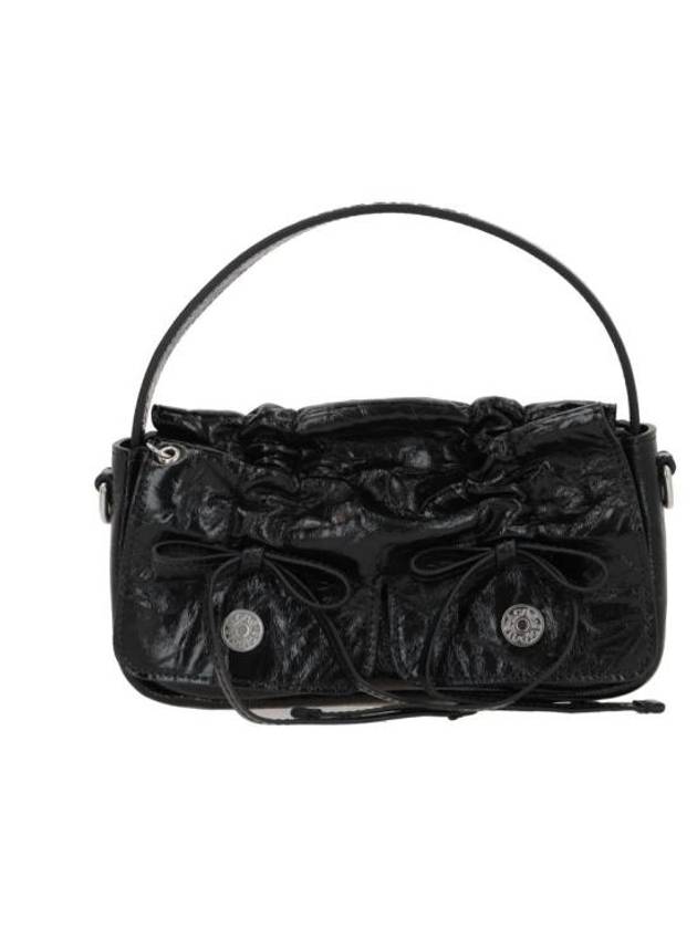 Multi-Pocket Crinkled Micro Cross Bag Black - ACNE STUDIOS - BALAAN 2