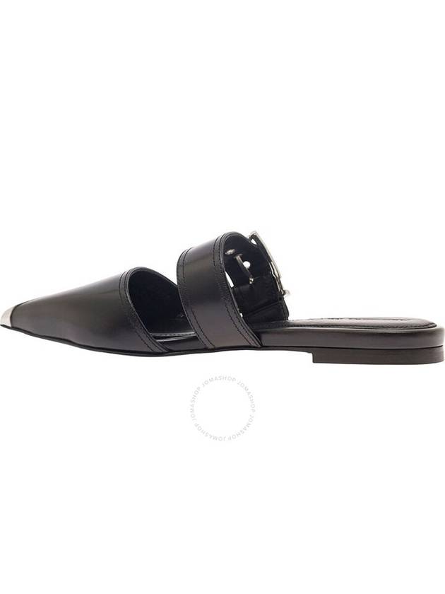 Punk Flat Mules Black - ALEXANDER MCQUEEN - BALAAN 3