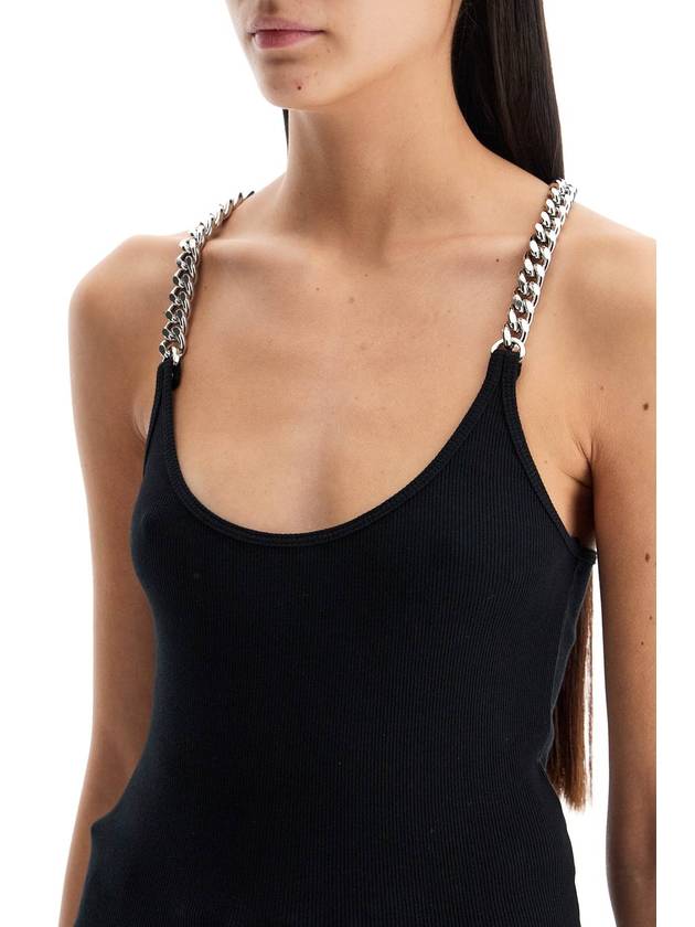 "tank top with chains on - STELLA MCCARTNEY - BALAAN 4