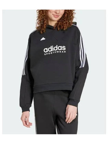 TiRo Cut 3S Fleece Hoodie Black - ADIDAS - BALAAN 1