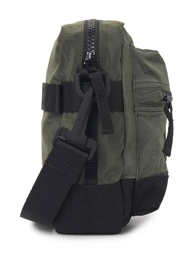 Logo Nylon Cross Bag Musk Green - STONE ISLAND - BALAAN 3