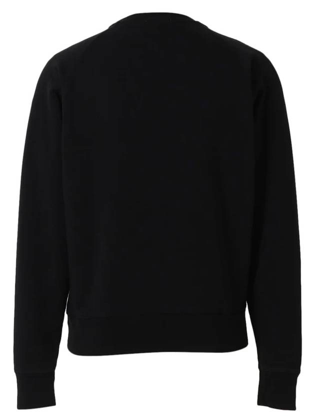 Tricolor Fox Patch Sweatshirt Black - MAISON KITSUNE - BALAAN 3