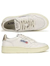 Medalist Goatskin Low Top Sneakers Gold White - AUTRY - BALAAN 2