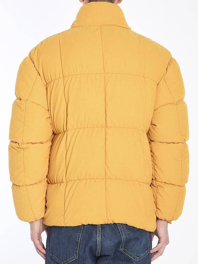 Monogram Corduroy Puffer Jacket - PALM ANGELS - BALAAN 4