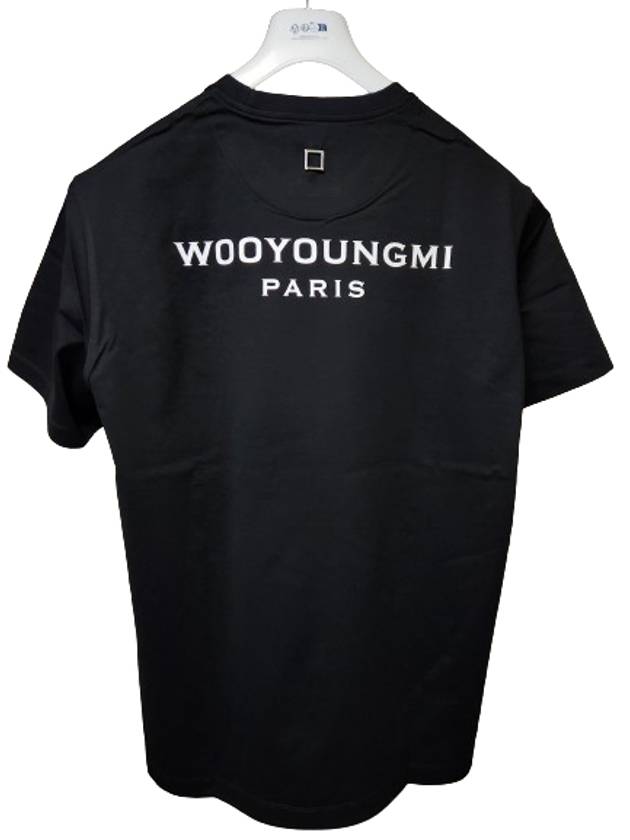 Cotton Back Logo T-Shirt Black - WOOYOUNGMI - BALAAN 2