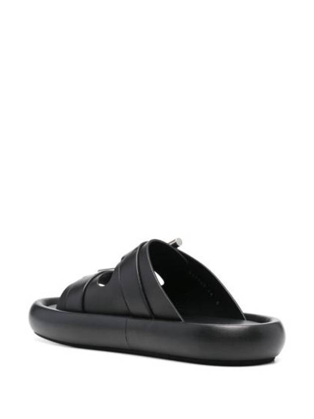 Buckle Sandals Black - ALEXANDER MCQUEEN - BALAAN 3