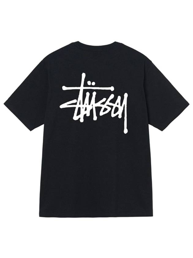 Basic t shirt black men - STUSSY - BALAAN 1