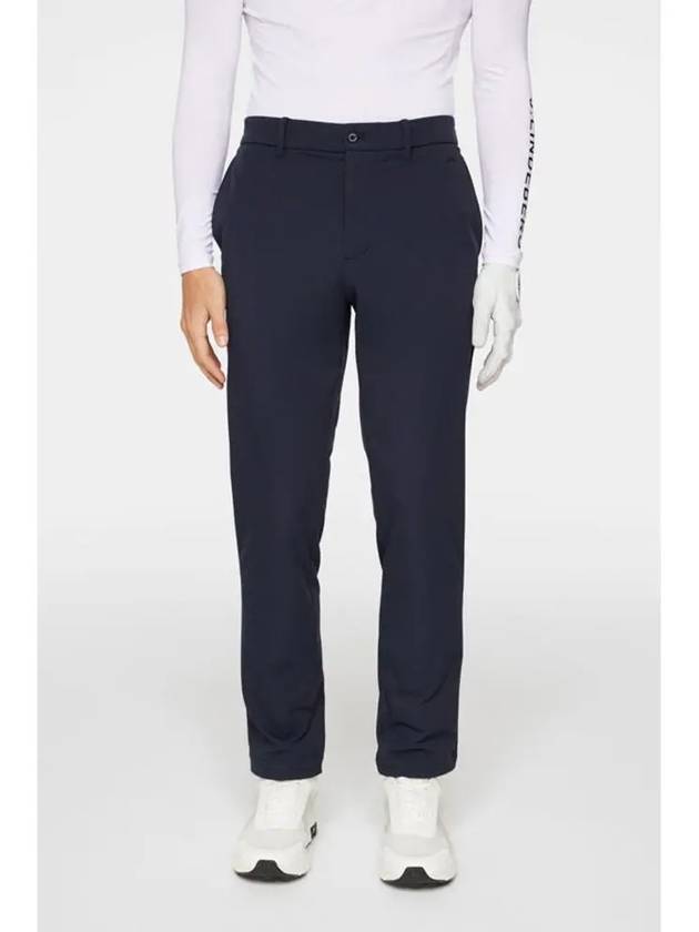 Men s Axial Fleece Twill Golf Pants Navy GMPA11050 6855 - J.LINDEBERG - BALAAN 4