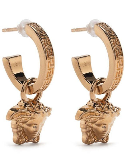 La Medusa Brass Earrings Gold - VERSACE - BALAAN 2