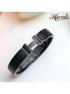 Clic HH So Black Bracelet Noir Mat - HERMES - BALAAN.