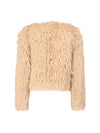 Faustine Cropped Shearing Ecru - ISABEL MARANT - BALAAN 3