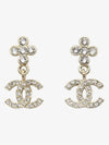 Flower CC logo drop earrings gold ABB317 - CHANEL - BALAAN 1