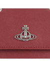 ORB Logo Calfskin Small Cross Bag Burgundy - VIVIENNE WESTWOOD - BALAAN 5