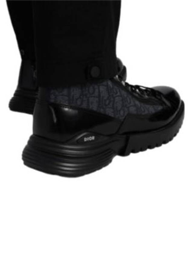 Combat Oblique Ankle Boots Black - DIOR - BALAAN 3