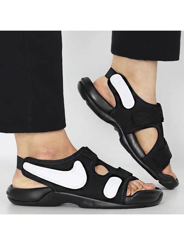 Sunray Adjust 6 GS Slippers Black - NIKE - BALAAN 2