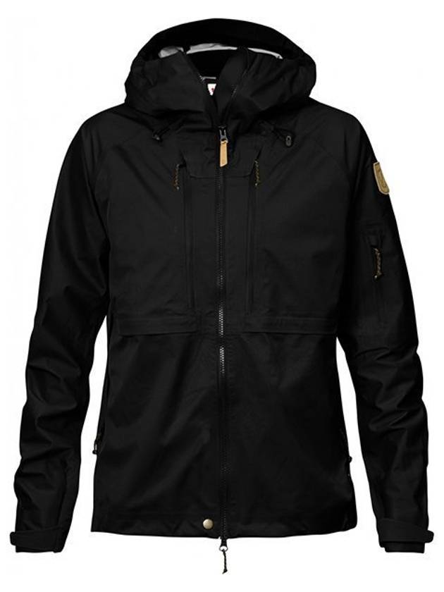 Women's Keb Eco Shell Jacket Black - FJALL RAVEN - BALAAN 1