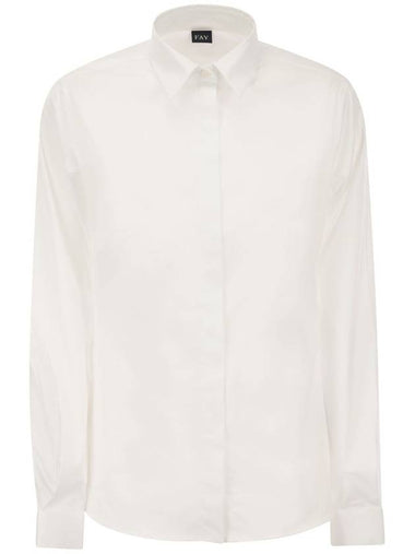 Italian Neck Shirt - FAY - BALAAN 1