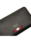 Long Wallet BALEN MYF106 BLACK Men's Long Wallet - BALLY - BALAAN 6