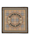 Montage Print Silk Small Square Scarf Archive Beige - BURBERRY - BALAAN 2